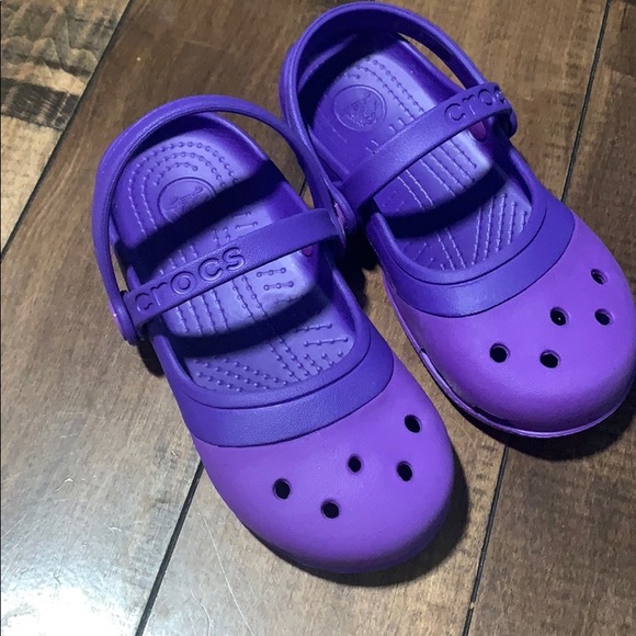 Purple crocs size 11 Clearance